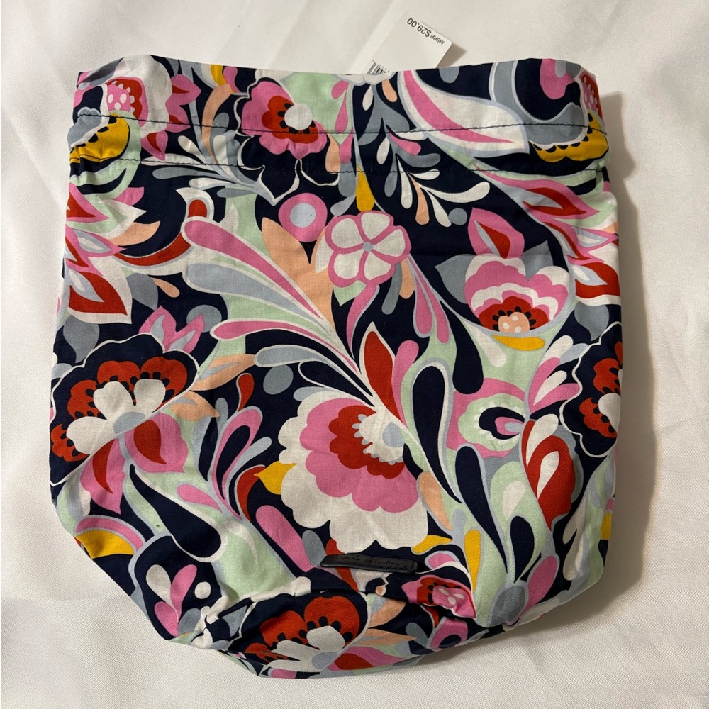 Vera Bradley‎ Ditty Bag retired Mod Paisley cosmetic travel storage bag swim bag